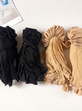 外贸出口韩国短丝袜肉色黑色天鹅绒线出口的除臭丝袜结实的