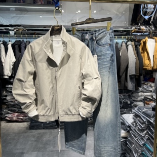 实体春季品质男士立领外套时尚潮流休闲百搭痞帅短款夹克上衣男装