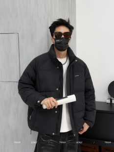 实体秋冬季新款个性羽绒服男士宽松大码50白鸭绒保暖外套男装上衣