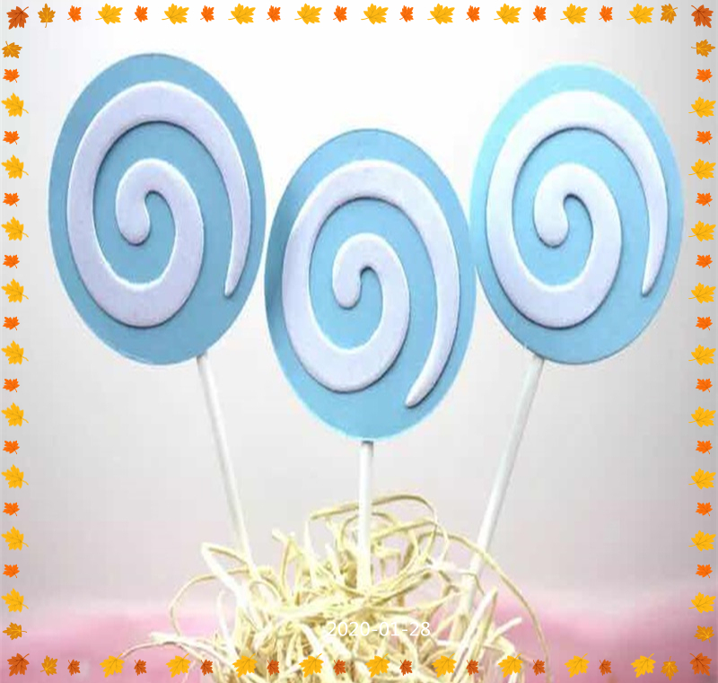 蛋糕装饰插旗甜品台布置