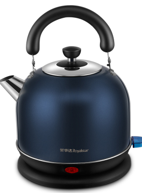 荣事达电热烧水壶家用大容量自动断电304不锈钢防烫手提插电茶壶3