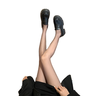 空气感0d高透黑色连体丝袜女性感春秋夏季薄款防勾丝打底袜连裤袜