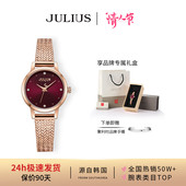 聚利时手表女简约小巧气质韩风不锈钢防水石英表明星系列JS045