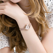 聚利时手表女款 玲珑小表盘腕表石英防水学生手表女1080 潮流时尚