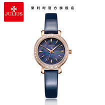 Poly new fashion diamond shell simple fashion quartz waterproof watch women ja-1079