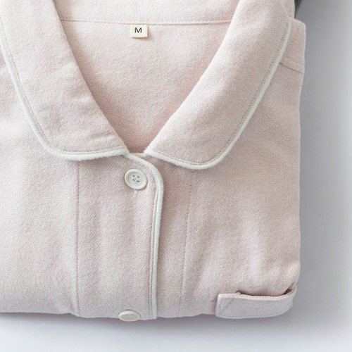 八月格桑男女情侣纯棉绒布睡衣