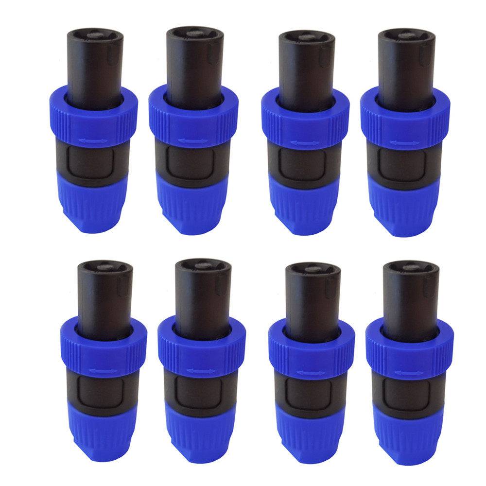 音响四芯专业音箱插头NL4FC音响头功放欧姆接头环形卡龙欧姆插座