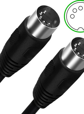 DIN5P双公头线,大5P连接线 美容器械配线 舞台雾化机线