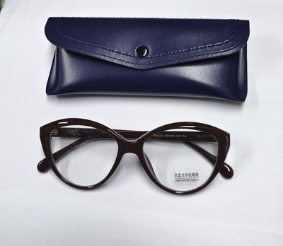 TR90轻爱心猫眼眼镜框女素颜神器大脸显瘦近视配有度数黑框眼镜架