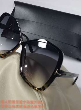 细框偏光蝶形太阳镜