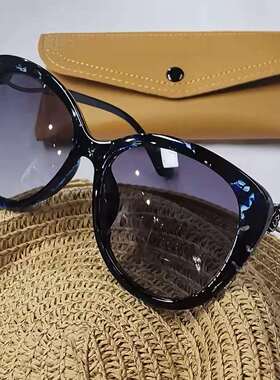 休闲孤品偏光太阳镜中大号碎花防紫外线UV400送价