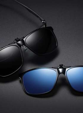 近视夹片偏光通用大框太阳镜