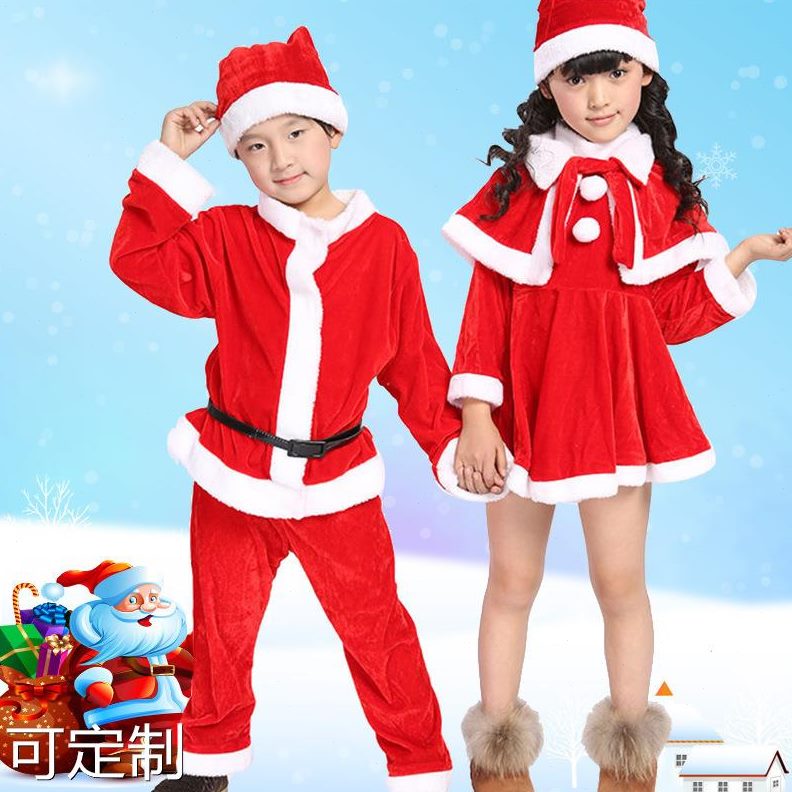 圣诞服装男女童圣诞演出服儿童圣圣诞服饰