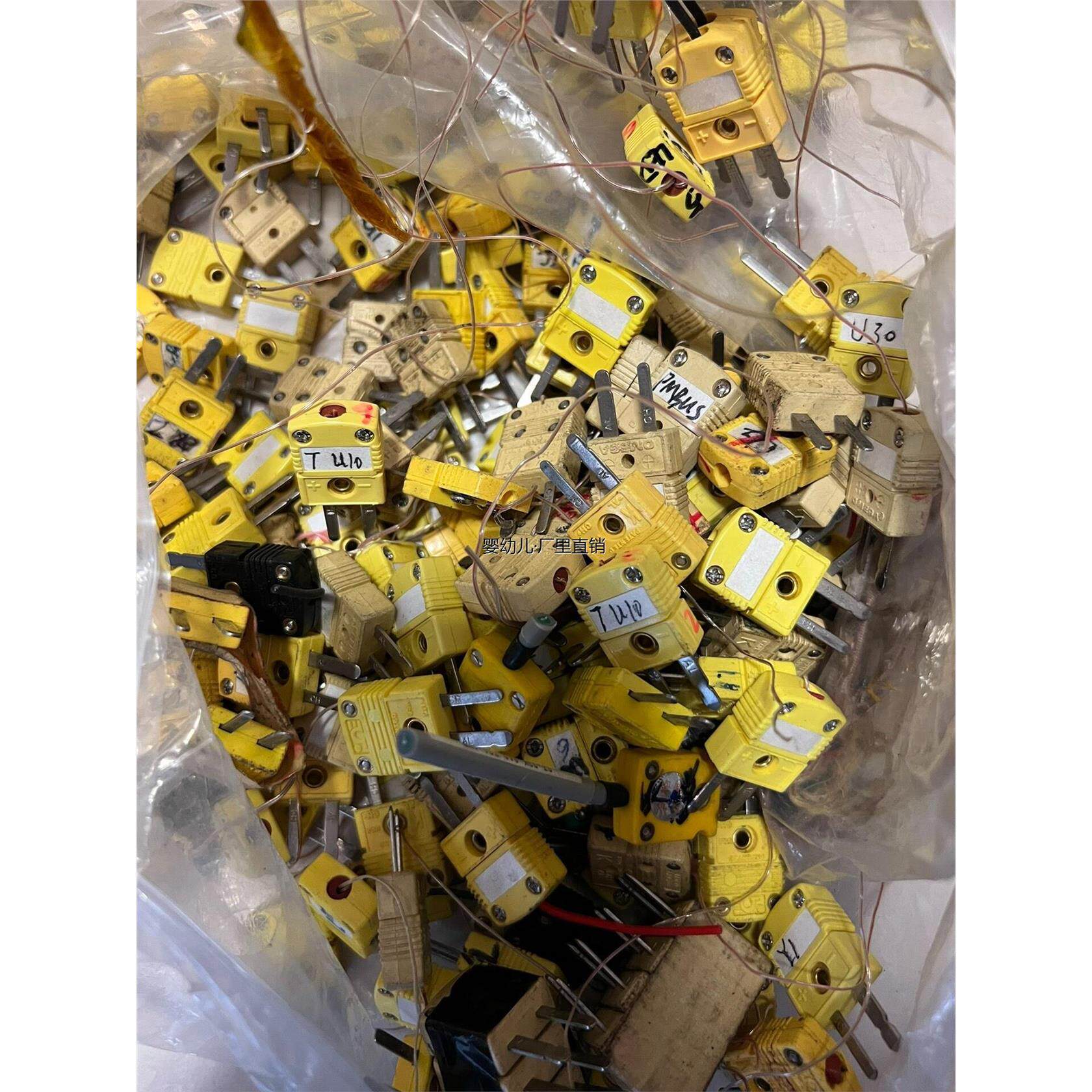 询价拆机OMEGA热电偶线铁氟龙测温线K型小黄插头议价