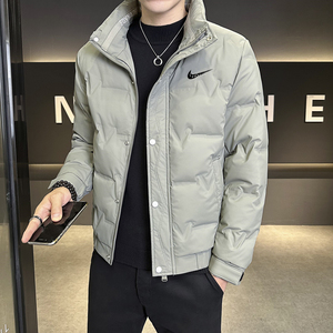 耐克顿轻薄羽绒服男冬季2024新款宽松休闲立领外套白鸭绒保暖冬装