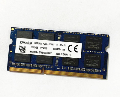 金士顿1600笔记本DDR3L原装低压