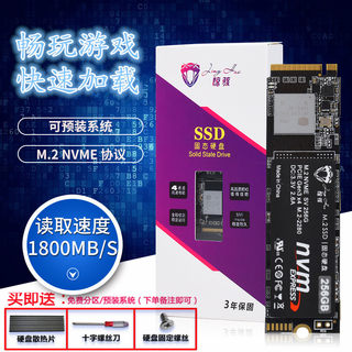 M.2接口固态硬盘128G/256G/512G PCIe NVMe高速SSD笔记本台式机1T