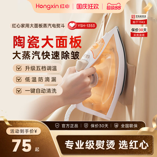 红心手持式电熨斗家用蒸汽烫机