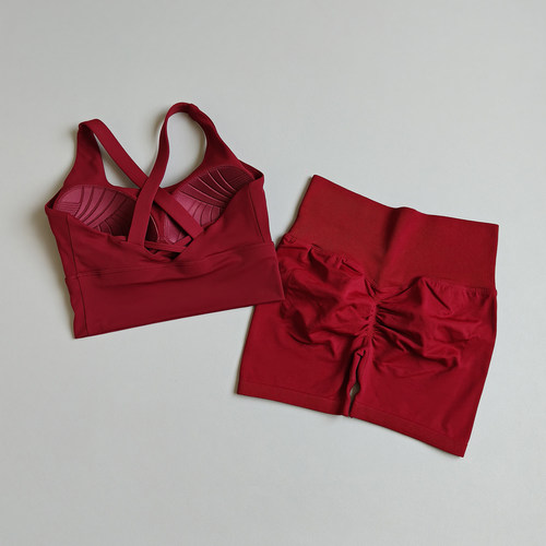 瑜伽服套装女高强度聚拢提臀收腹