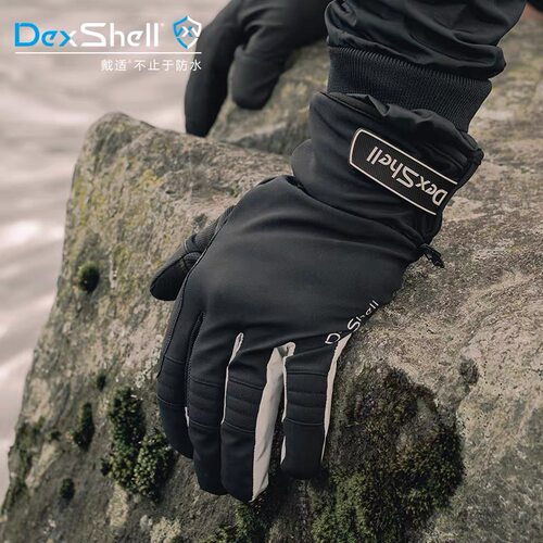DexShell戴适冬季P棉加厚保暖防风男女士防水户外骑行手套DG9401