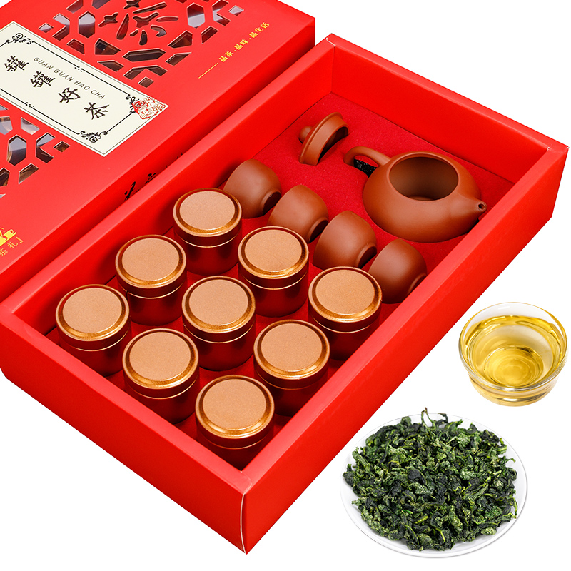 客仙闽 铁观音茶叶浓香型礼盒装新茶 秋茶兰花香乌龙茶绿茶180g,茶,铁观音,淘宝优惠券,粉丝福利购,淘宝优惠卷
