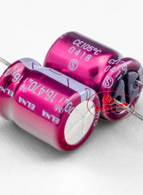 日本ELNA依娜紫红袍音频退藕滤波电解电容16V470UF