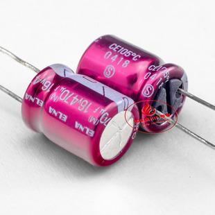 日本ELNA依娜紫红袍音频退藕滤波电解电容16V470UF