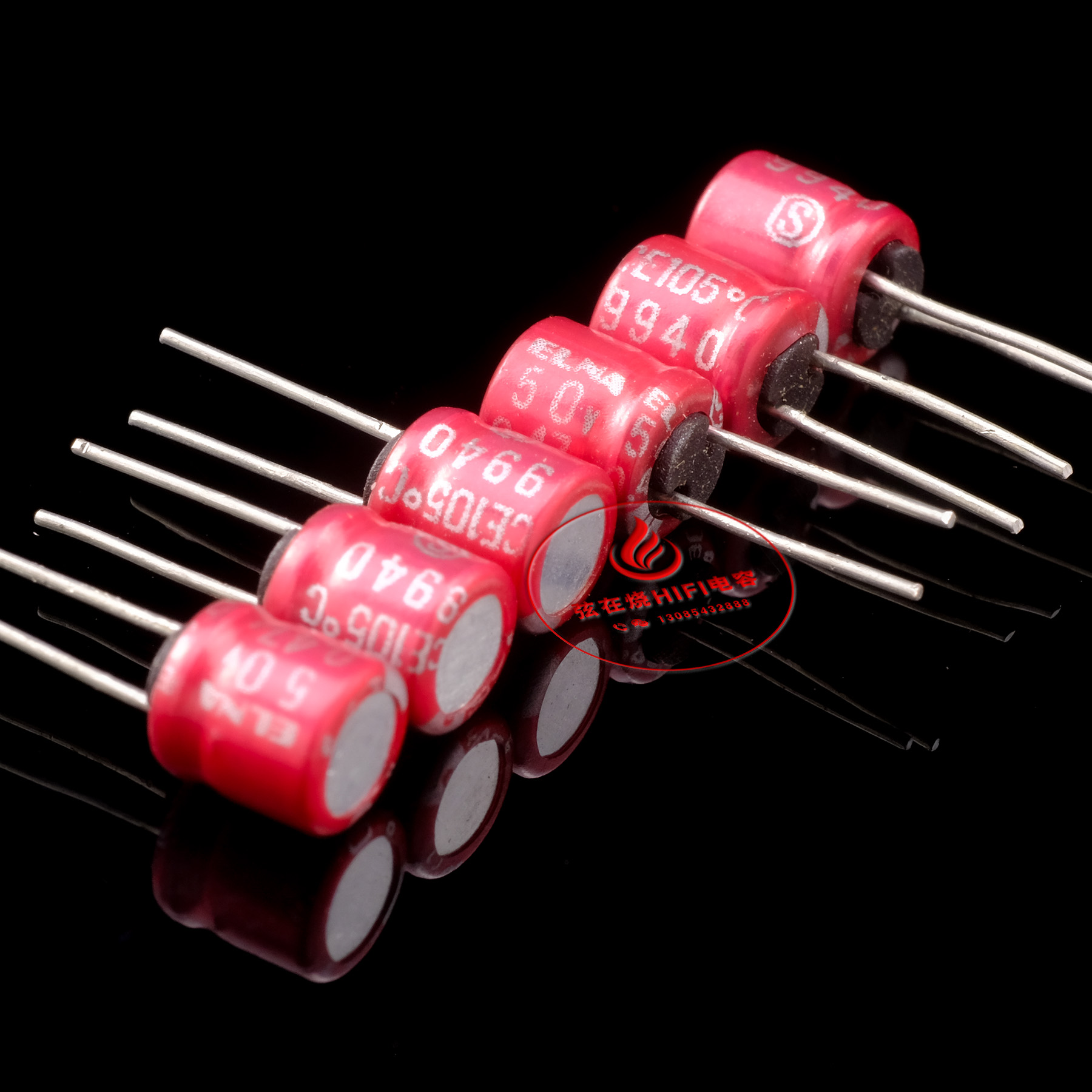  ELNA伊娜老款铜脚红袍发烧音频耦合电容50V0.47UF