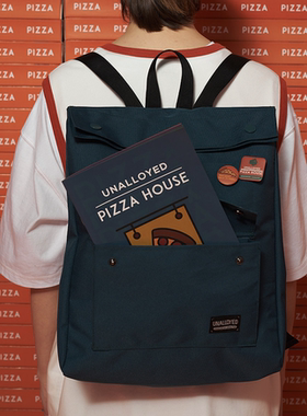 以家人之名李尖尖同款书包初中学生UNALLOYED高中大学生双肩背包