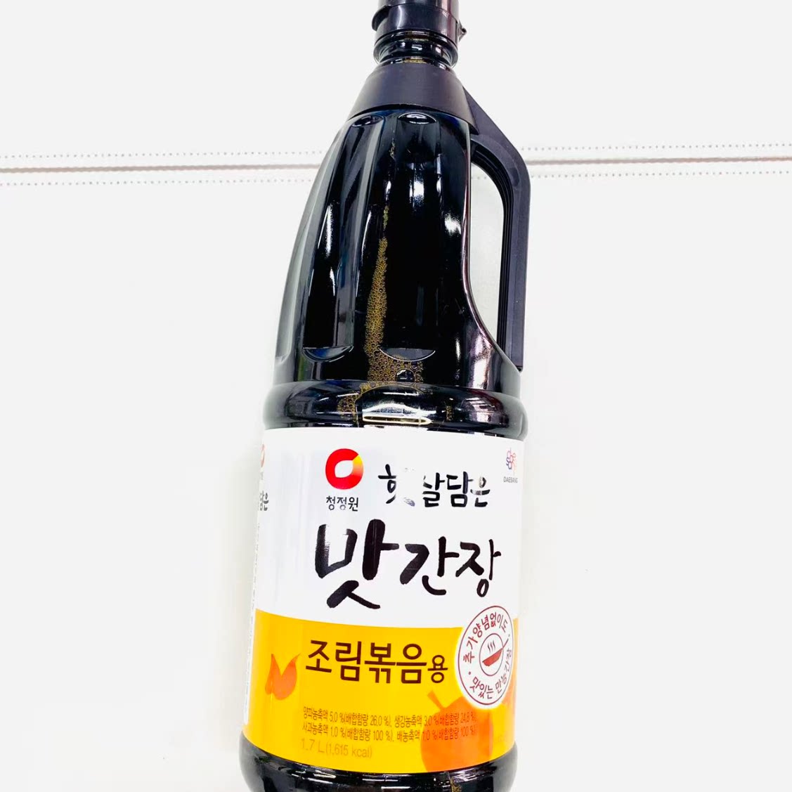 韩国进口清净园鲜味炖菜用酱油