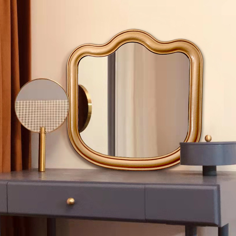 智能镜轻奢不规则法式梳妆镜卫生间异形家用装饰镜ins化妆镜台面,住宅家具,化妆镜,淘宝优惠券,粉丝福利购,淘宝优惠卷