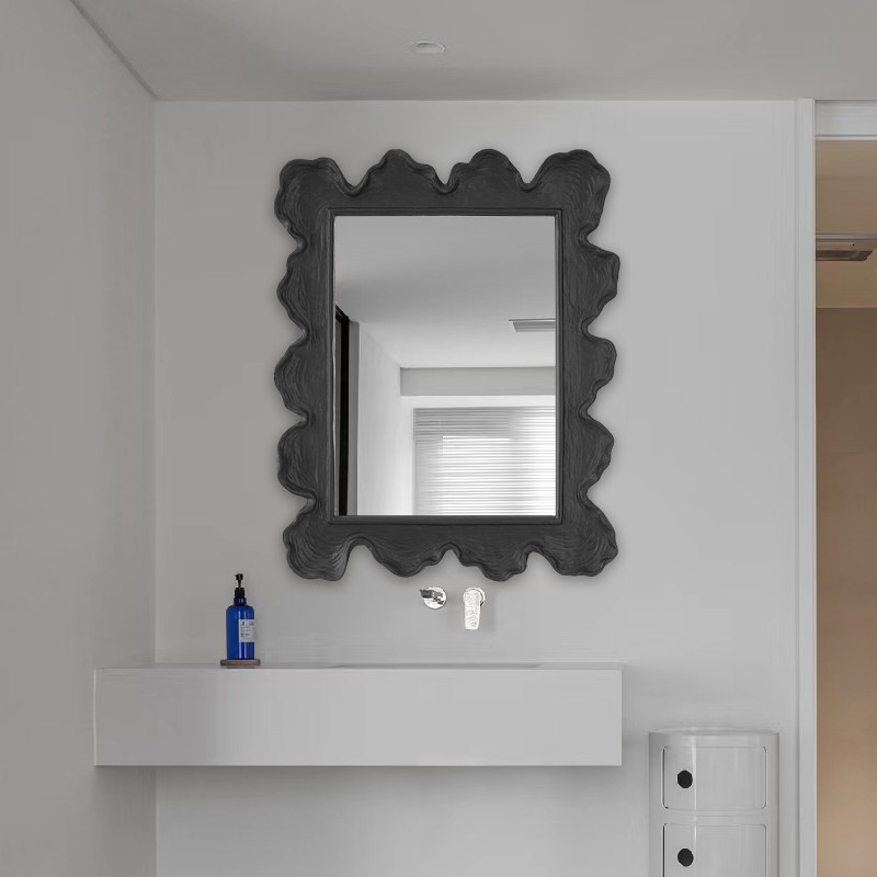 浴室镜异形欧式风格家用led灯带卫浴间镜ktv装饰镜样板间梳妆镜子