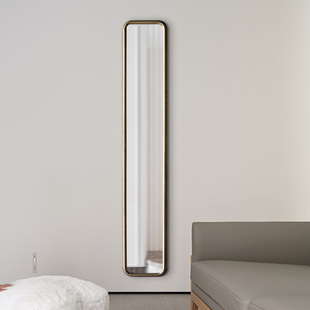 全身镜法式 轻奢玄关客厅走廊壁挂穿衣镜立体防爆试衣镜家用墙镜子