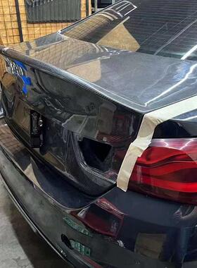 适用于宝马M4 F82改装CSL干碳纤维尾盖 F32 F36改装CLS后备箱盖