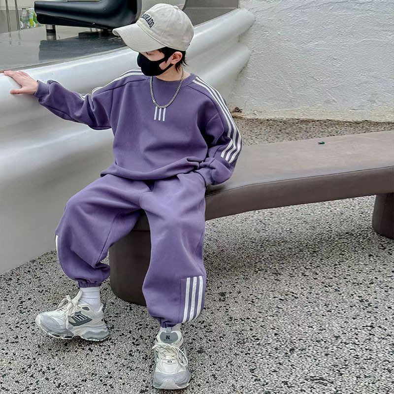 童装中大童运动卫衣两件套2025新款儿童套装男童装宝宝春季衣服,童装/婴儿装/亲子装,儿童运动套装,淘宝优惠券,粉丝福利购,淘宝优惠卷