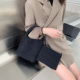 尼龙布手工编织包 大容量托特包包女2025新款 手提包链条斜挎包