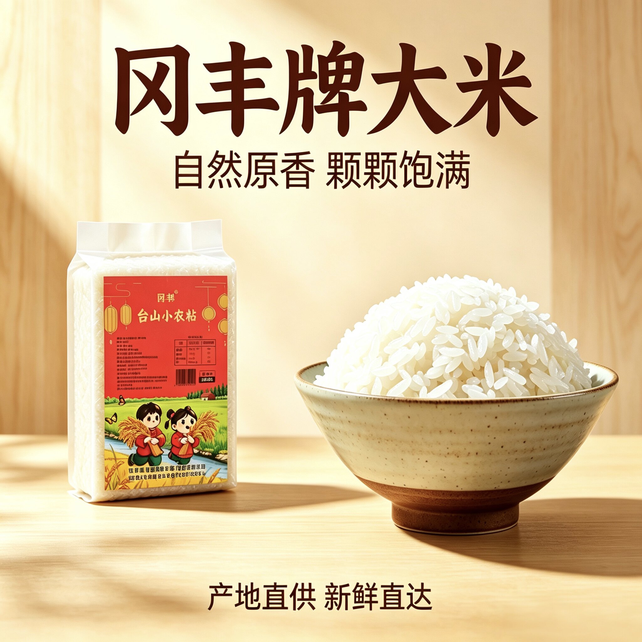 台山象牙米象牙香米好山好水育