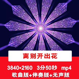 《离别开出花》酷炫动感舞台舞蹈晚会演出LED歌曲伴奏背景视频
