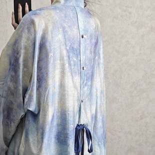 裳裳者华 露草 端午宋制飞机袖两片裙旋裙破裙宋裤吊带日常汉服夏