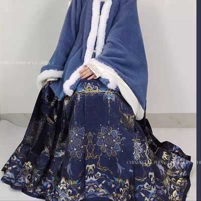 裳裳者华马面裙春秋汉服半身裙