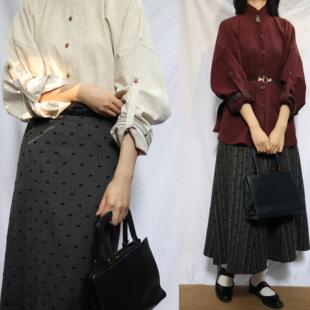 裳裳者华 山茶 汉服明制立领弓袋袖短衫破裙旋裙两片裙日常秋冬