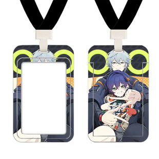 ZZZ绝区零动漫卡套学生饭卡公交卡保护套带挂绳可伸缩硬壳证件套