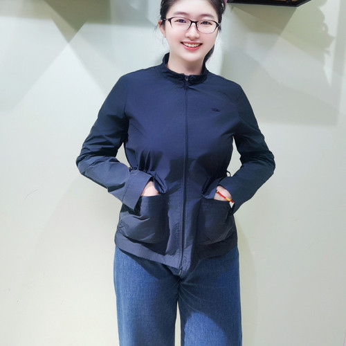 韫yun大码气质抽腰风衣女短外套