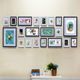 客厅照片墙装 饰免打孔相框墙上相片相册框挂墙组合创意公司背景墙