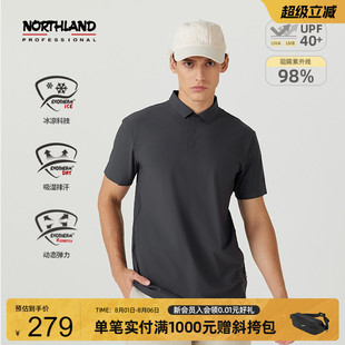 短袖 登山运动凉感T恤夏季 NTSEH5358S 诺诗兰户外Polo衫 商场同款