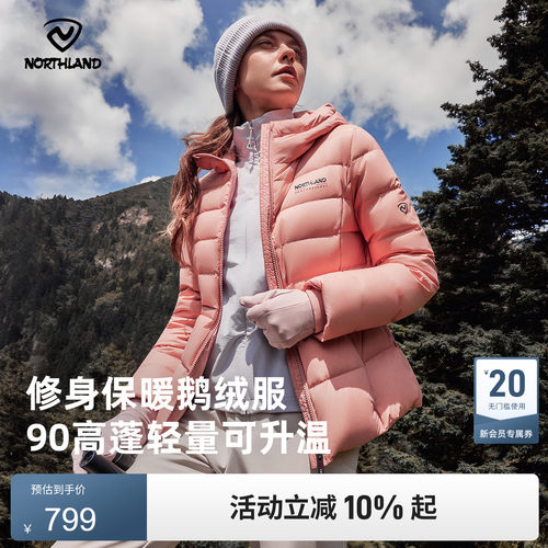 新款防风防泼水可升温鹅绒羽绒服