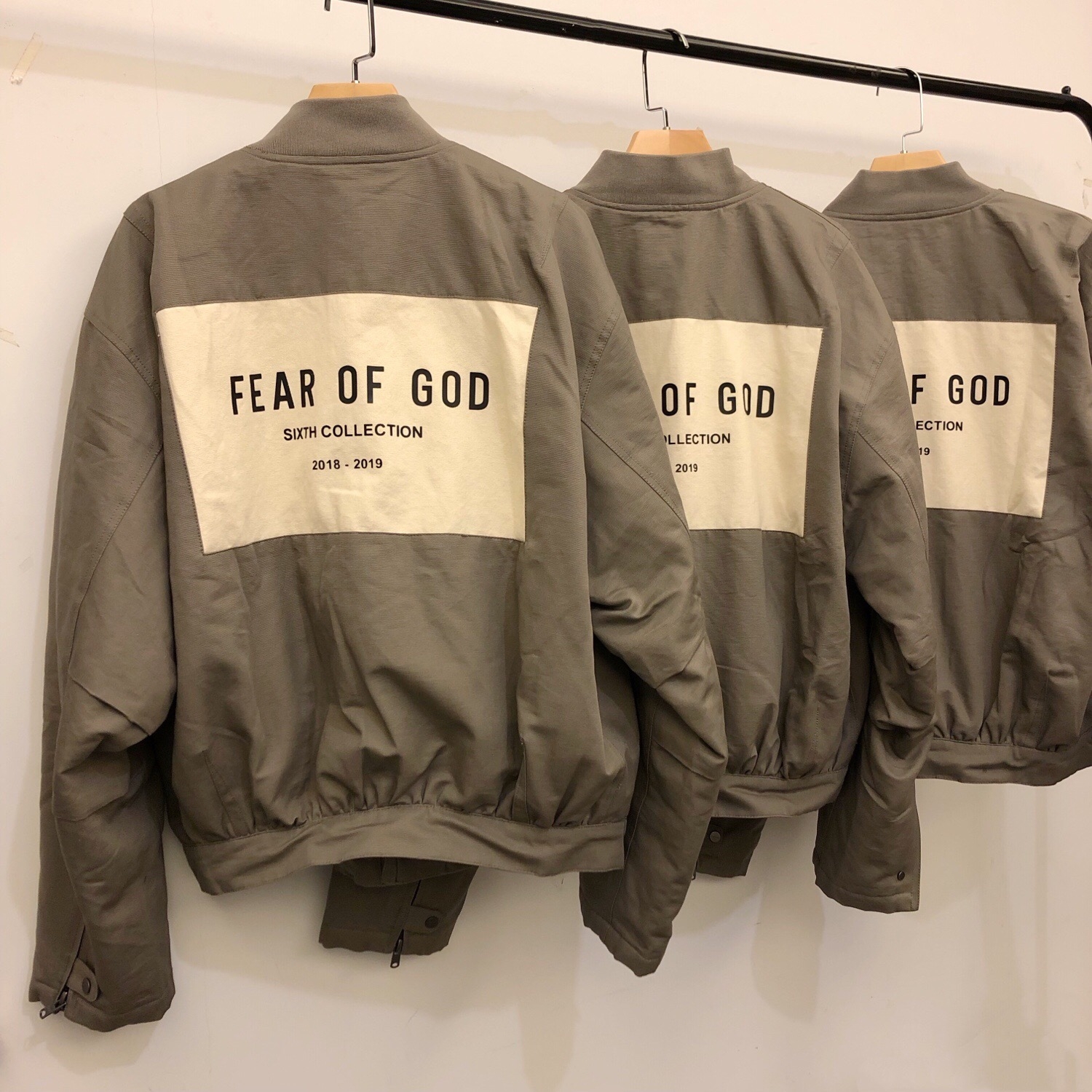 FOG FEAR OF GOD第六季主线外套MA-1贴布棉服飞行员高街休闲夹克