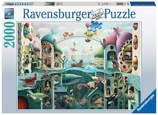 睿思Ravensburger水下王国2000片德国进口拼图成人益智玩具成年