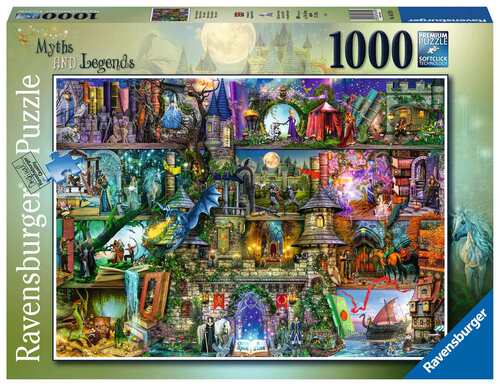 睿思Ravensburger神秘传奇拼图1000片德国进口成人益智玩具成年