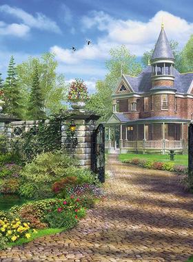 现货Schmidt田园乡村拼图1000片德国进口成人益智玩具成年潮玩